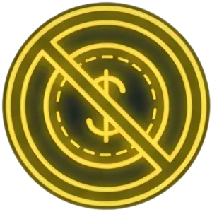 No Fee Icon